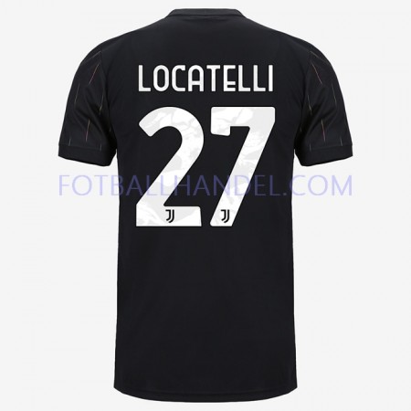 Herre Fotballdrakter Juventus Manuel Locatelli 27 Borte 2021-22 Kortermet